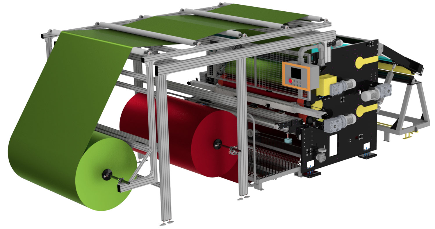 Trama - Produzione macchinari tessili per accoppiatura con tecnologia Hot Melt e Fiamma